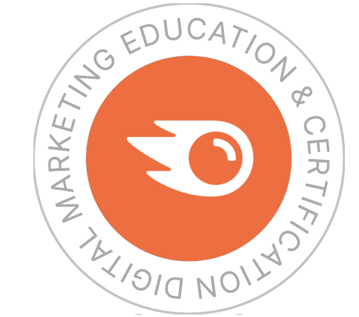 Insignia de certificación Semrush Marketing Education
